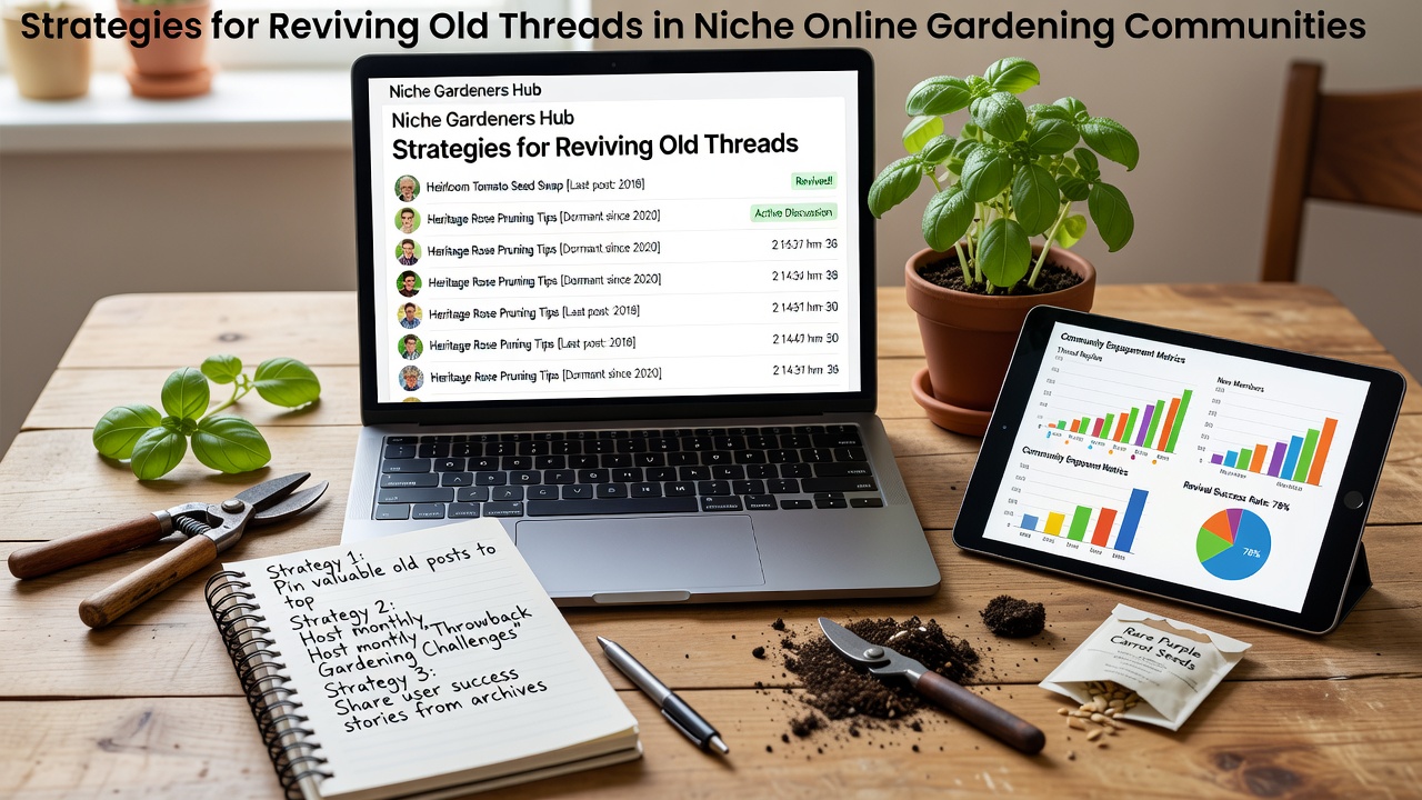 Strategies for Reviving Old Threads in Niche Online Gardening Communities